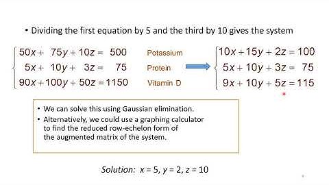 Algeo 06: Aplikasi Sistem Persamaan Linier (Bagian 1)
