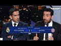 هكذا كان تعليق محمد ابو تريكة علي مباراة   ريال مدريد و بايرن ميونيخ   قبل بدايتها في البرنابيو