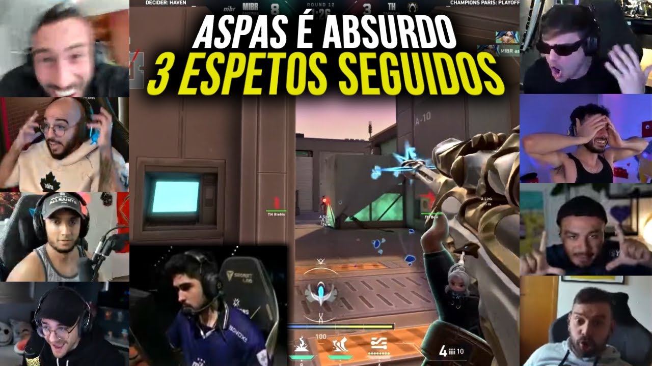REAÇÃO DO MUNDO VENDO O ASPAS FAZENDO 3 ESPETOS SEGUIDOS NO CHAMPIONS!