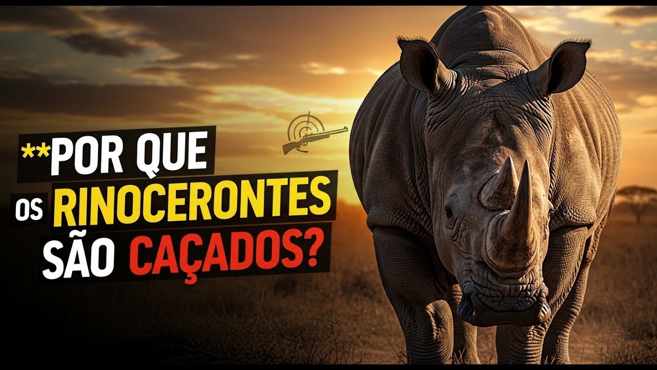 🦏 POR QUE OS RINOCERONTES SÃO CAÇADOS? - YouTube