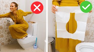 AWKWARD BATHROOM SITUATIONS AND HOW TO MAKE THEM BETTER