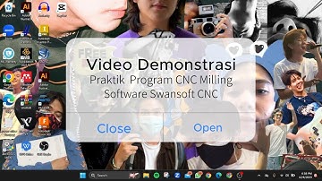 Video Tutorial Program CNC Milling Menggunakan Software Swansoft CNC