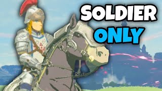 Can You Beat Breath of the Wild Using ONLY Soldier Gear?