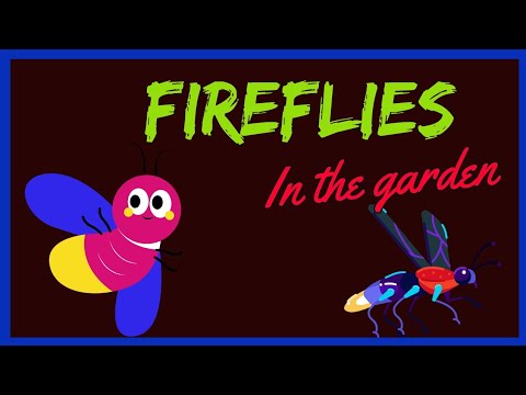 Fireflies in the Garden Song | famous kids poem  @beambox25