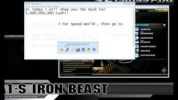 Need For Speed World Cheat Cash (CheatEngine 6.1)