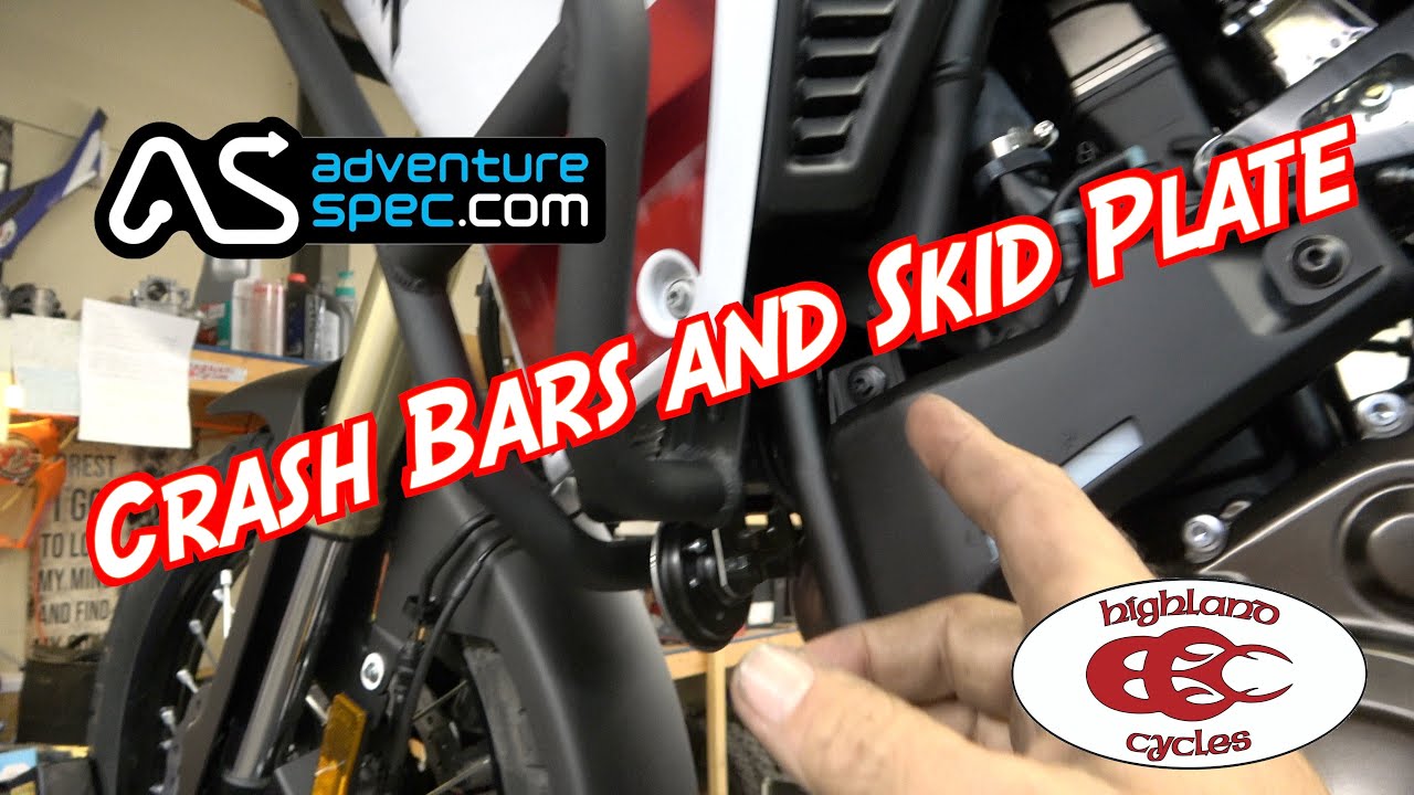 Adventure Spec Aluminum Crash Bars Install YouTube