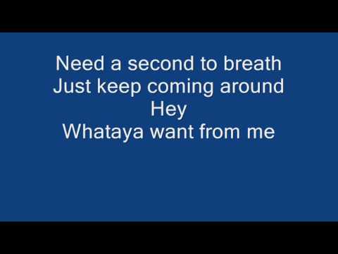 Whataya Want from me - Adam Lambert + Lyrics