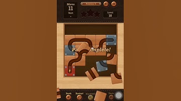 Roll the Ball slide puzzle Premium O Pack Level 10 Solution