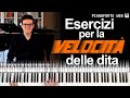 Esercizi per la velocità delle dita (Lezione Pianoforte)