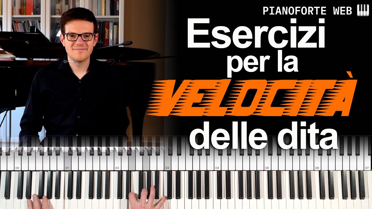 Esercizi per la velocità delle dita (Lezione Pianoforte)