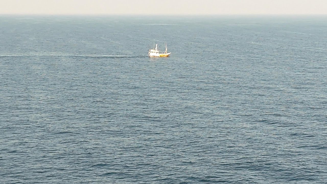 Drone Captures Footage of Boat 5km Offshore!