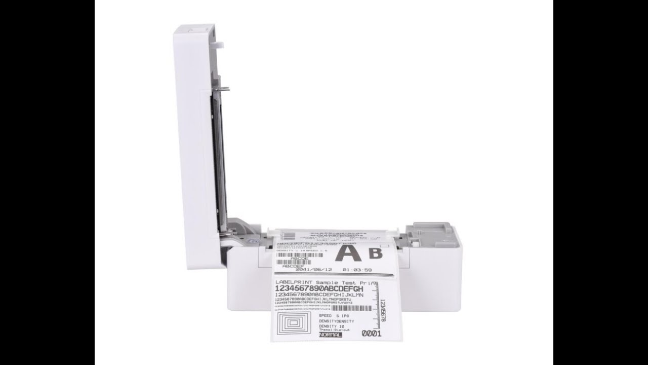 label printer for shipping - YouTube