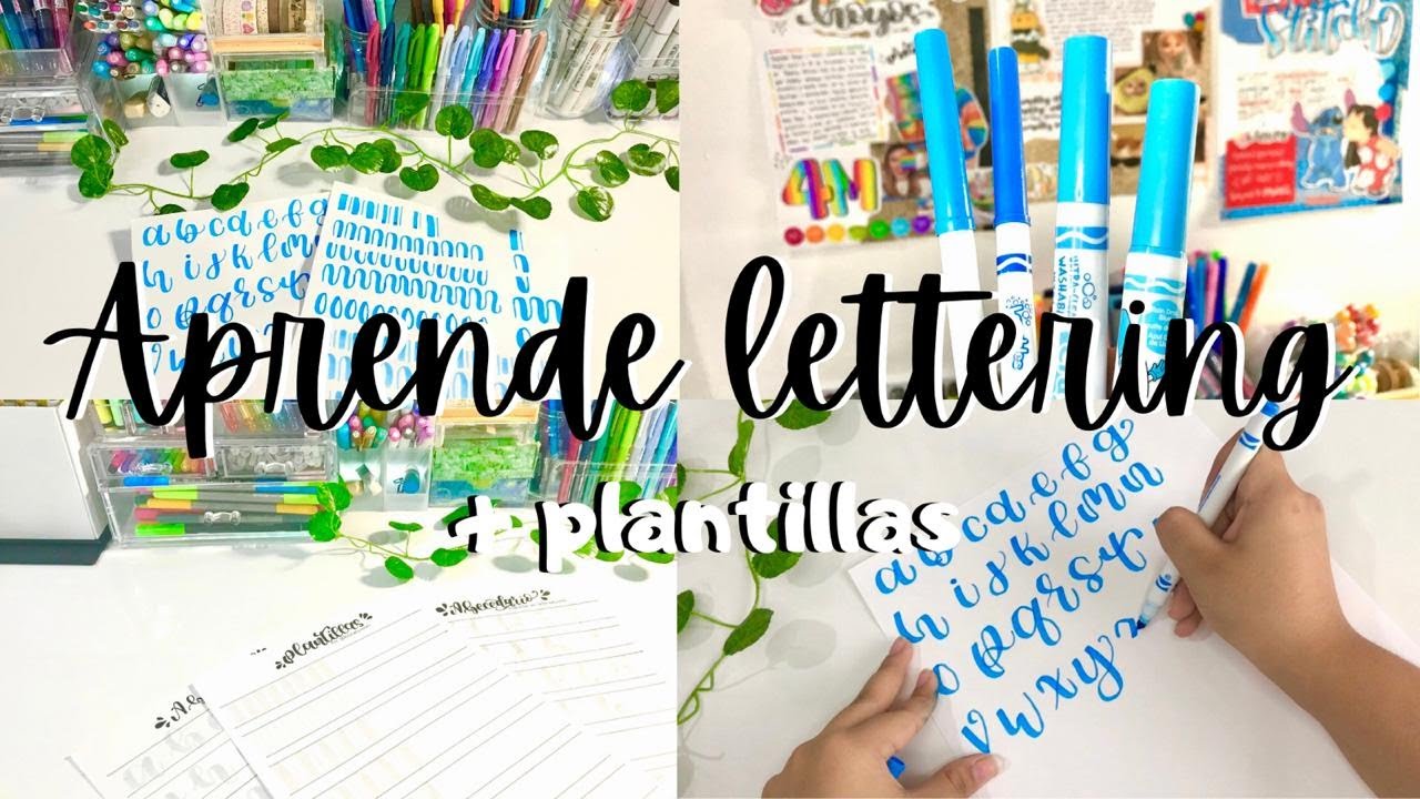 ✨Aprende a hacer lettering✨+plantillas✍️📚 