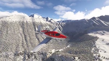 Courchevel Landing Challenge with ENGINE OFF 1,767,600 points. Microsoft Flight Simulator 2024