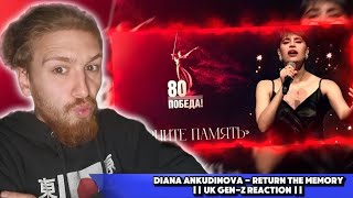 : She Is Truly A Angel For Her Country..! || Diana Ankudinova - Return The Memory || Reaction ||