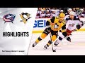 Blue Jackets @ Penguins 10/05/19 Highlights