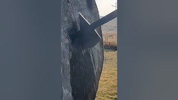 TOMAHAWK TUESDAY WITH MY CUSTOM MADE THROWING AXE BY WYATT HINES #shortsvideo #shortsfeed #viral