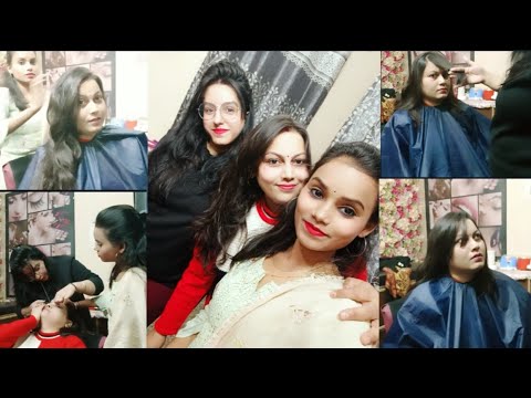 New Parlour Vlog 💇‍♀️❤️ || Haircut || Threading || Uper Lips || Sunita Uttrakhand