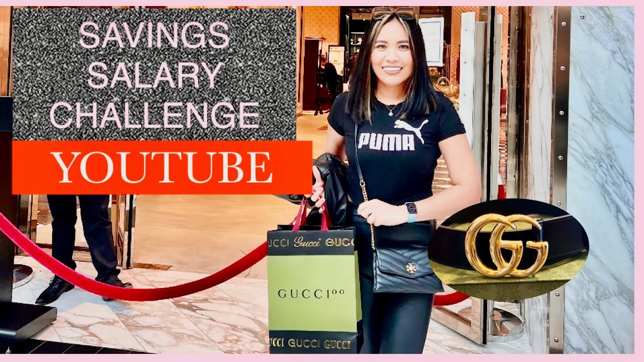 MY SALARY IN YOUTUBE | SAVINGS CHALLENGE | GUCCI BELT | ANN WRIGHT ADVENTURES VLOG