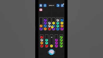 Lv 217 Ball Sort Puzzle - Color Game / 顏色分類遊戲 / ボールソーティングパズル (Guru Game)  #ballsortpuzzle