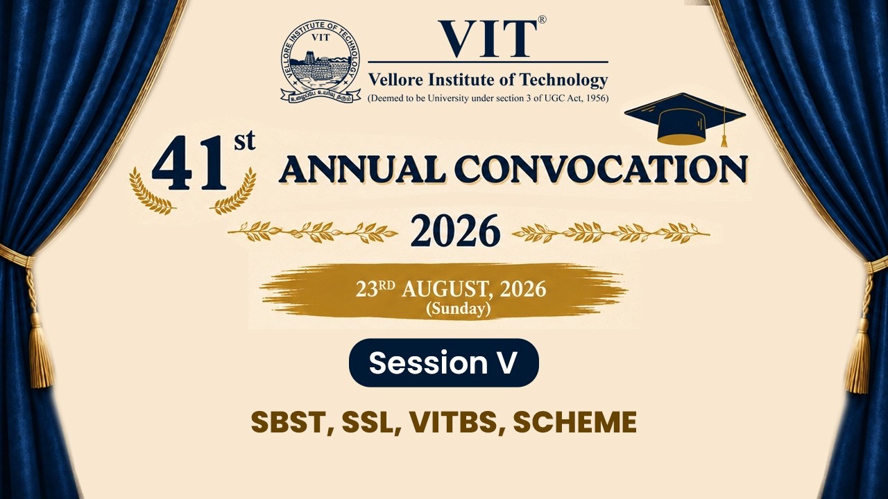 41st Annual Convocation - 2026  Session V