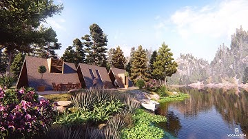 LUMION 8 RENDERING TUTORIALS #39 GLAMPING