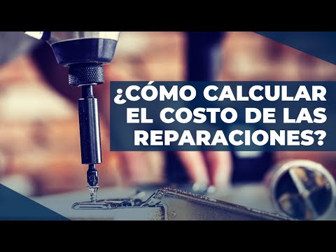 Video: Cómo Calcular El Costo De Las Reparaciones
