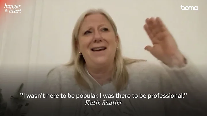 “ I wasn't here to be popular. I was there to be professional.” 💪 Katie Sadleir on creating change