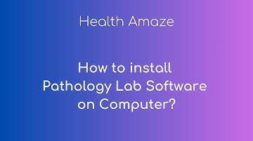 How to Install Health Amaze Pathology Lab Software on Computer?