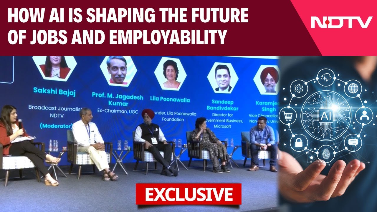 NDTV Exclusive: How AI Is Shaping The Future Of Jobs And Employability ...