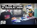 Trill art factory at peace by piece  streetwear pop up vlog episode 1