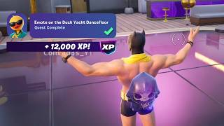 How to EASILY Emote on the Duck Yacht Dancefloor Fortnite