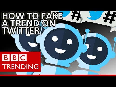 How to fake a trend on Twitter - BBC Trending