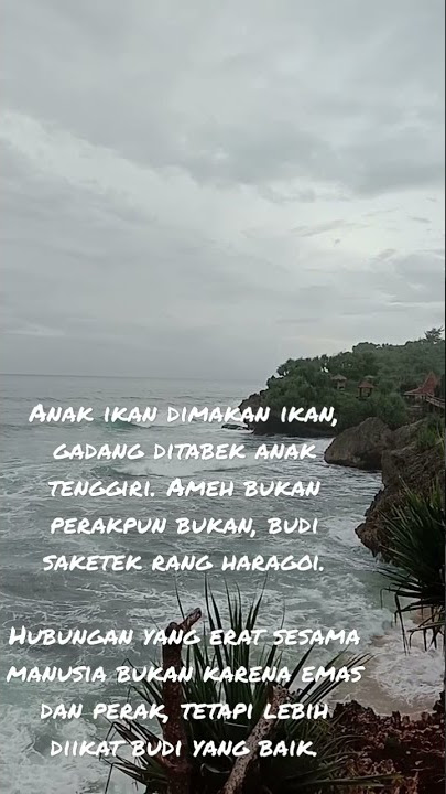 Hutang budi tidak bisa dihargai emas dan perak | Petatah petitih Minang kabau #minang #minangkabau