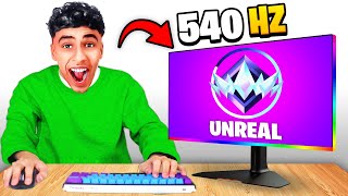 This 540Hz MONITOR Made Me Reach UNREAL Rank in Fortnite!