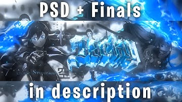 How I Made This Insane And Clean Anime Header In Photoshop