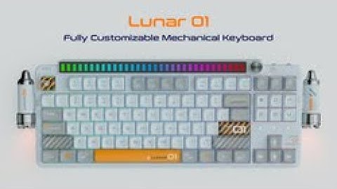 Keysme Lunar 01 Fully Customizable Mechanical Keyboard - The Best Keyboards Of 2022