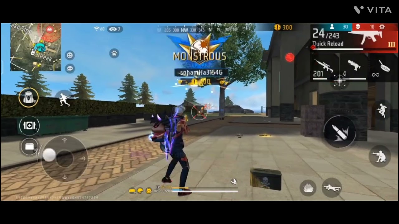 Solo vs squad in Bermuda for headshot🤯 💀