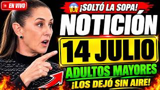 😱¡CLAUDIA SOLTÓ LA SOPA! ESTO QUE DIJO HOY 14 JULIO LOS DEJÓ SIN AIRE 🔥 ADULTOS MAYORES IMPACTADOS