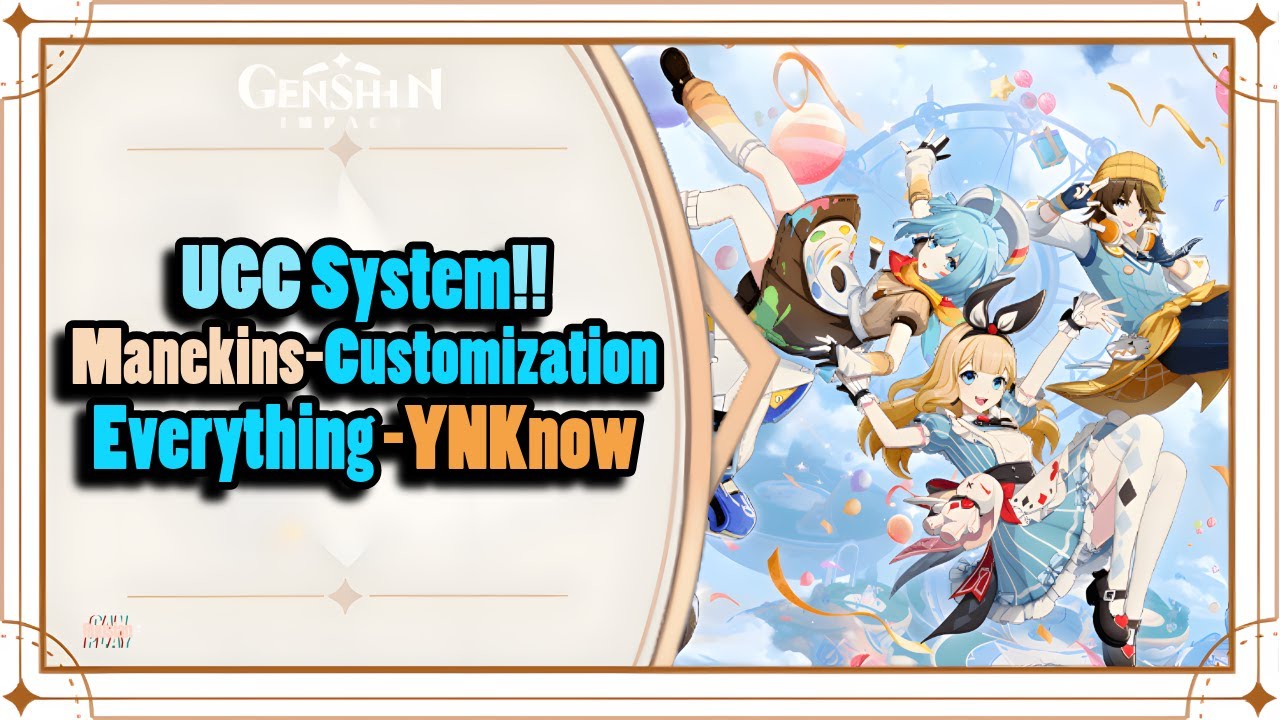 Genshin Impact 6.1 Miliastra Wonderland FULL Breakdown | UGC System, Manekins, Customization