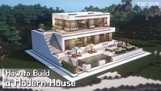 Resultado de imagem para casa moderna  Casas minecraft, Casas minecraft  fáceis, Plantas do minecraft