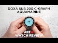 Doxa Sub 200 C-Graph Aquamarine Watch Review | aBlogtoWatch