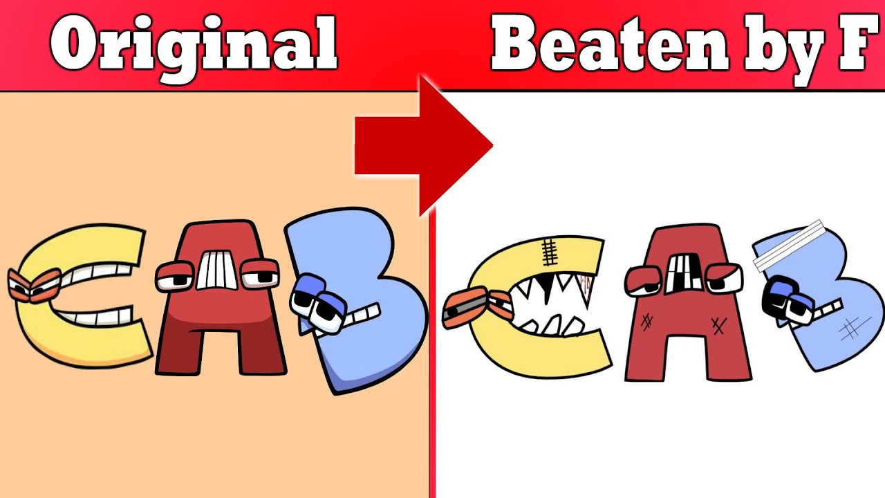 Alphabet Lore Comparison Animation Original Versus Fanmade Beaten Letters !  