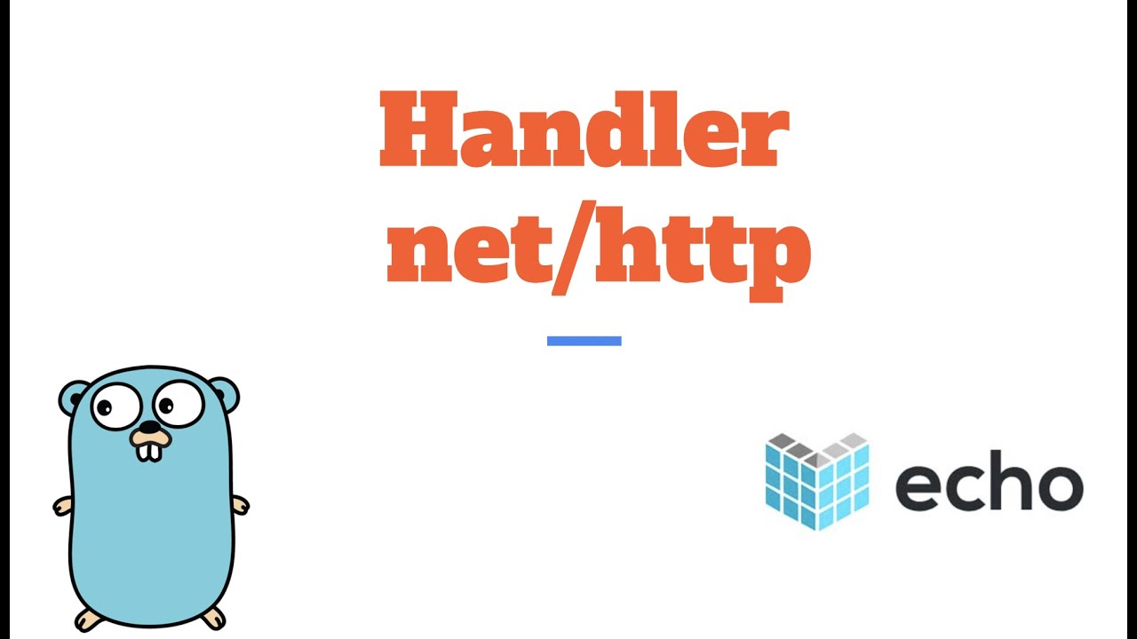 RESTful API in Golang using Echo - Handler net/http - YouTube