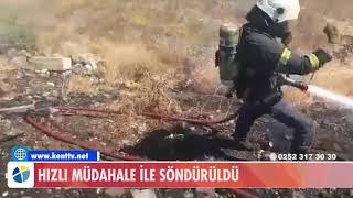 HIZLI MÜDAHALE İLE SÖNDÜRÜLDÜ Resimi