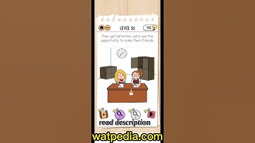 Brain Test 2 Crazy High School Level 20 They got detention. Let’s use this opportunity to make them