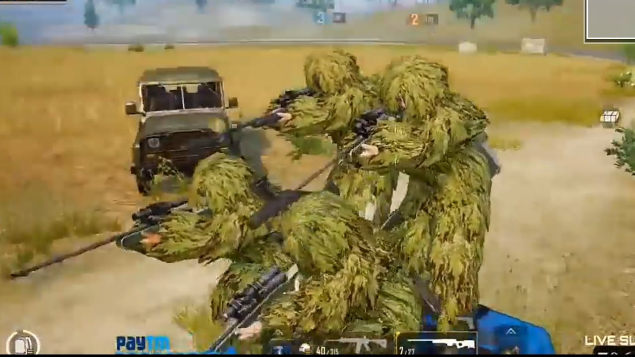 4 GHILLIE SUITS | 4 AWM | KRONTEN GAMING BEST MOMENT |FUNNY
