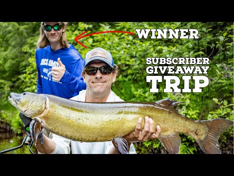Killer TOPWATER Musky Fishing - Skinny River Adventure