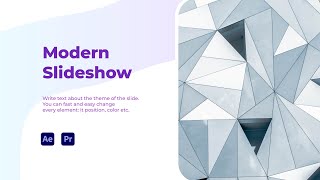 Color Liquid Presentation | After Effects and Premiere Pro Template (AE & PP Video Template)