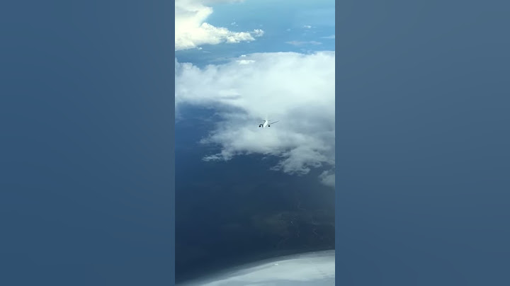 Cruzando com outro aviao em pleno voo